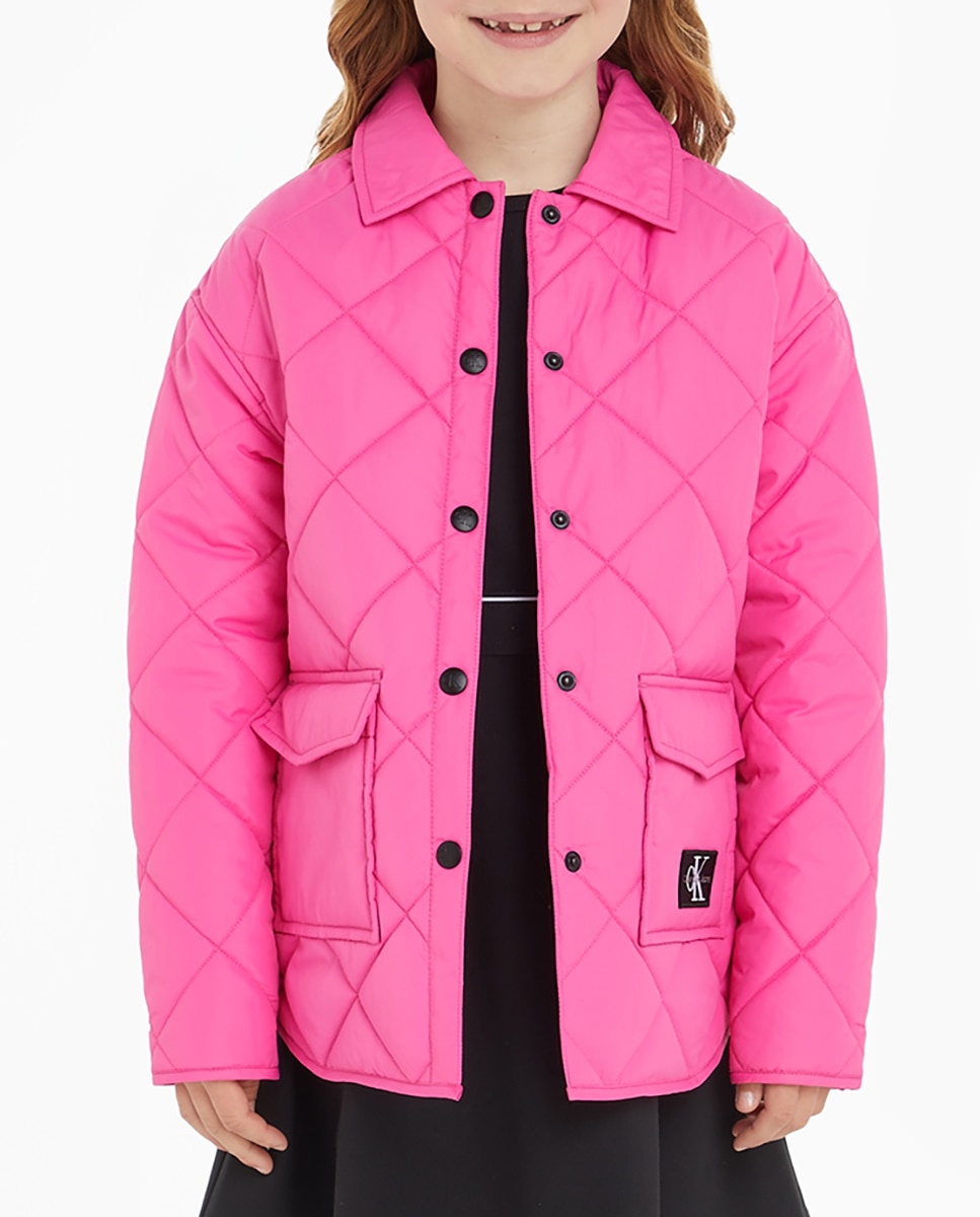 Imagen 0 de Chaqueta acolchada de niña rosa