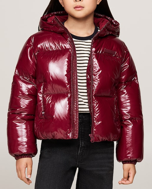 Imagen 0 de Chaqueta acolchada de niña tipo puffer con capucha