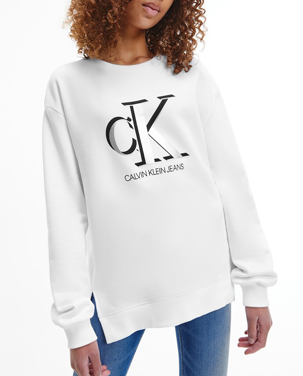 Sudadera de niña en color blanco — oferta en Primeriti