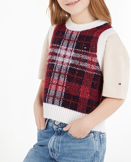 Imagen 0 de Jersey de niña de cuello redondo sin mangas