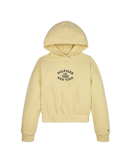 Imagen 0 de Sudadera de niña con capucha y logo frontal