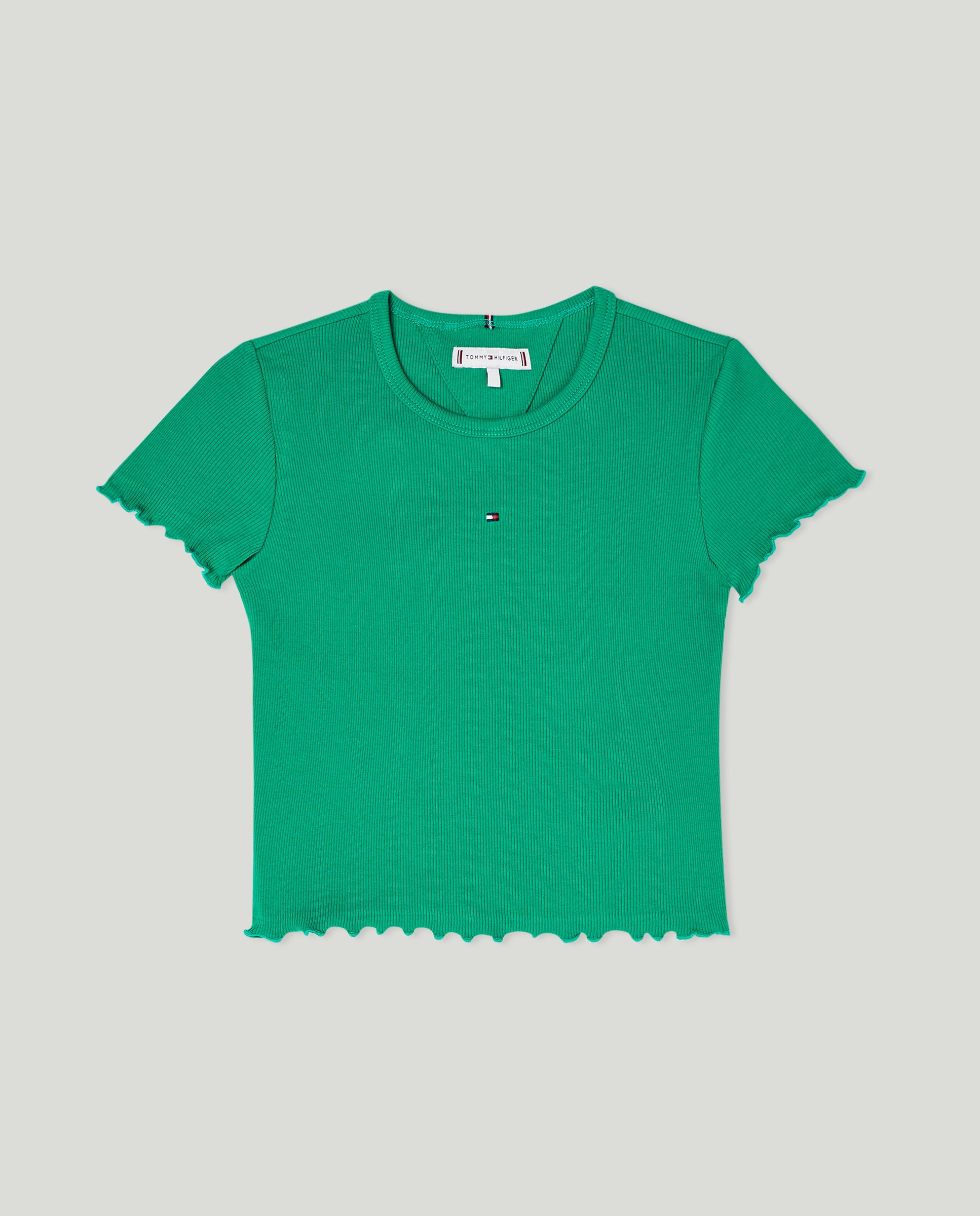 Imagen 0 de Camiseta de niña manga corta y cuello redondo