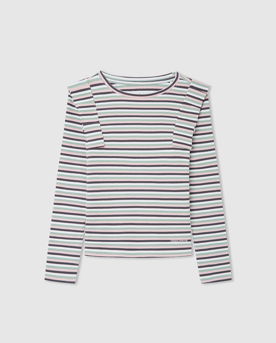 Imagen 0 de Camiseta con volante para niña