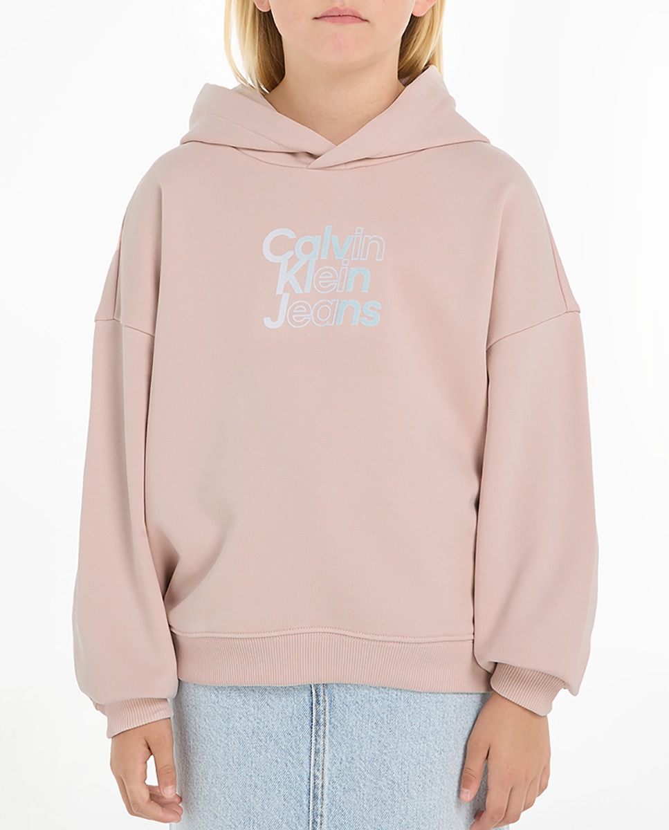 Imagen 0 de Sudadera de color rosa de niña