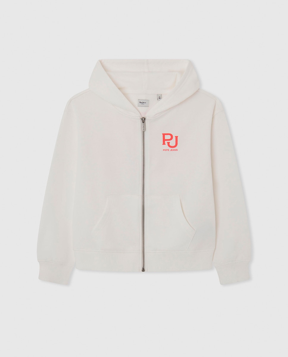 Imagen 0 de Sudadera de niña con cremallera