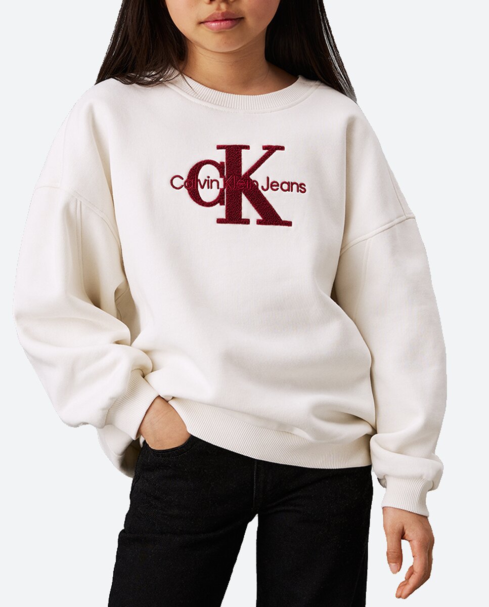 Imagen 0 de Sudadera oversized con logo de niña