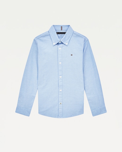 Imagen 0 de Camisa de bebé niño oxford con botones y manga larga