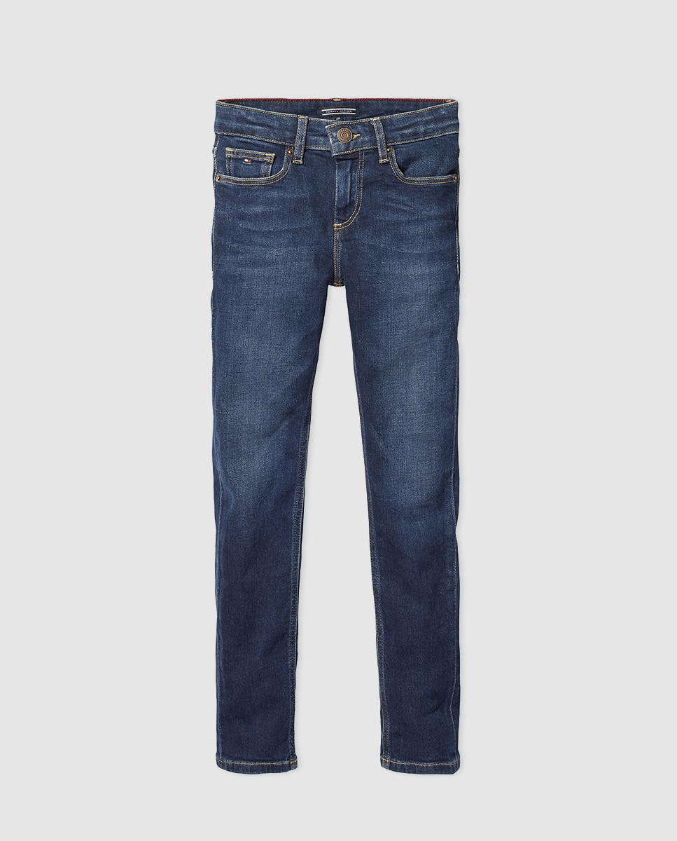 Imagen 0 de Pantalón vaquero de bebé niño Tommy Hilfiger en azul