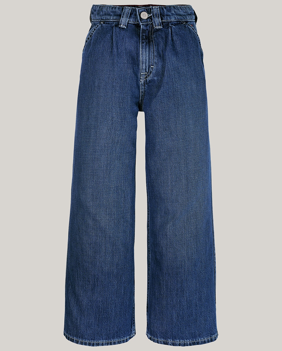 Imagen 0 de Pantalón vaquero de bebé niña tipo culotte
