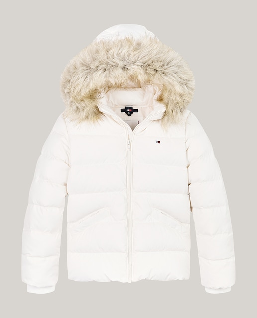 Imagen 0 de Chaqueta acolchada de bebé niña con capucha y cremallera
