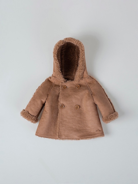 Imagen 0 de Trenca doble faz caramelo