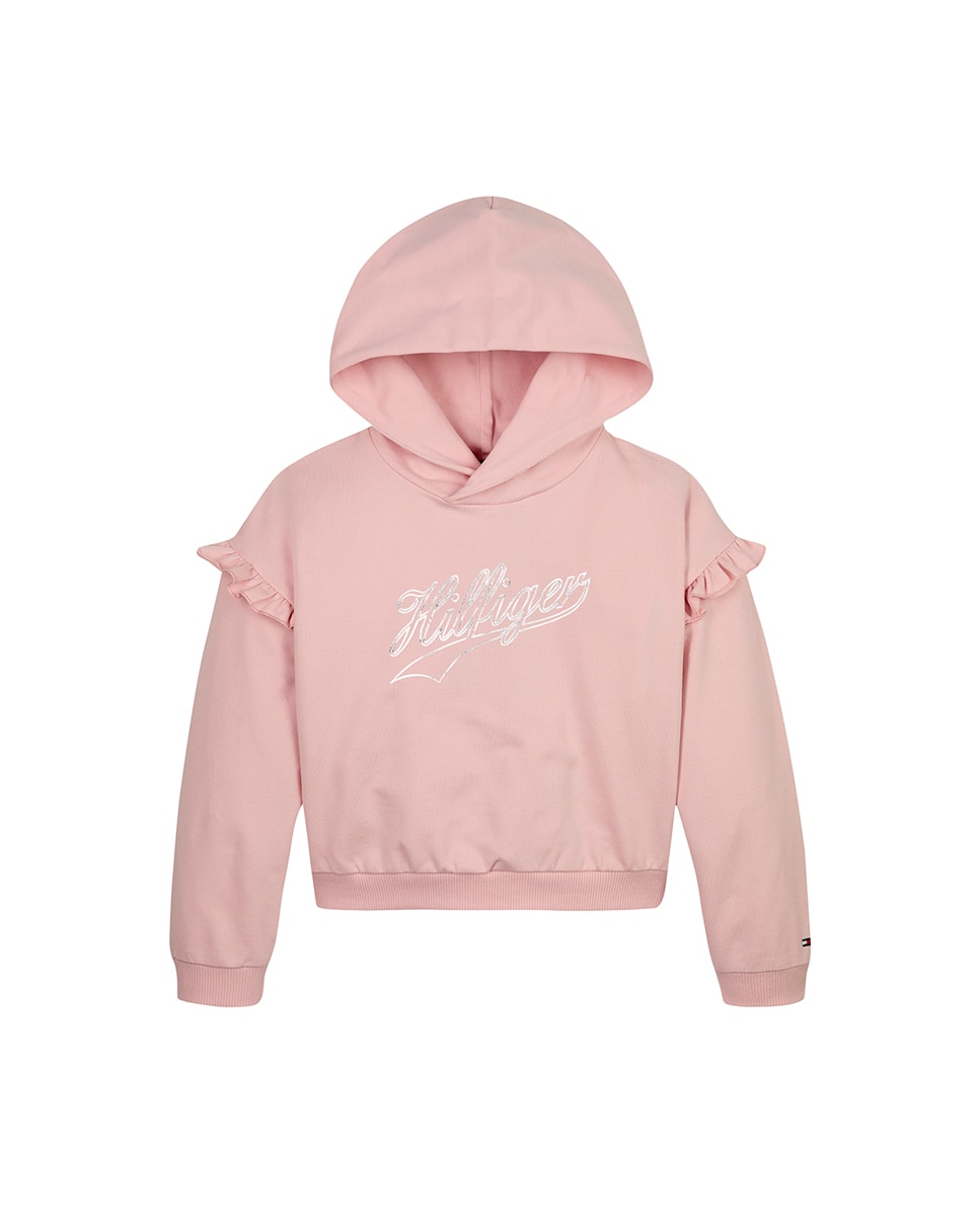 Imagen 0 de Sudadera de bebé niña con capucha y manga larga