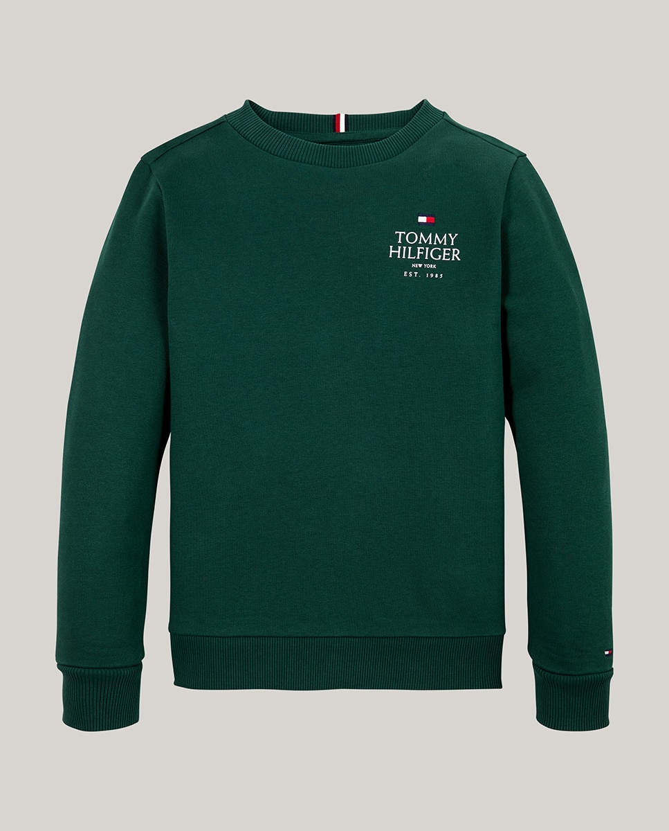 Imagen 0 de Sudadera de bebé niño sin capucha y con cuello redondo