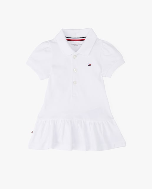 Imagen 0 de Vestido de bebé niña estilo polo con volante