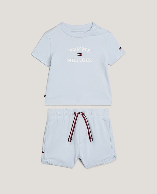 Imagen 0 de Set de bebé niño de camiseta y pantalón corto
