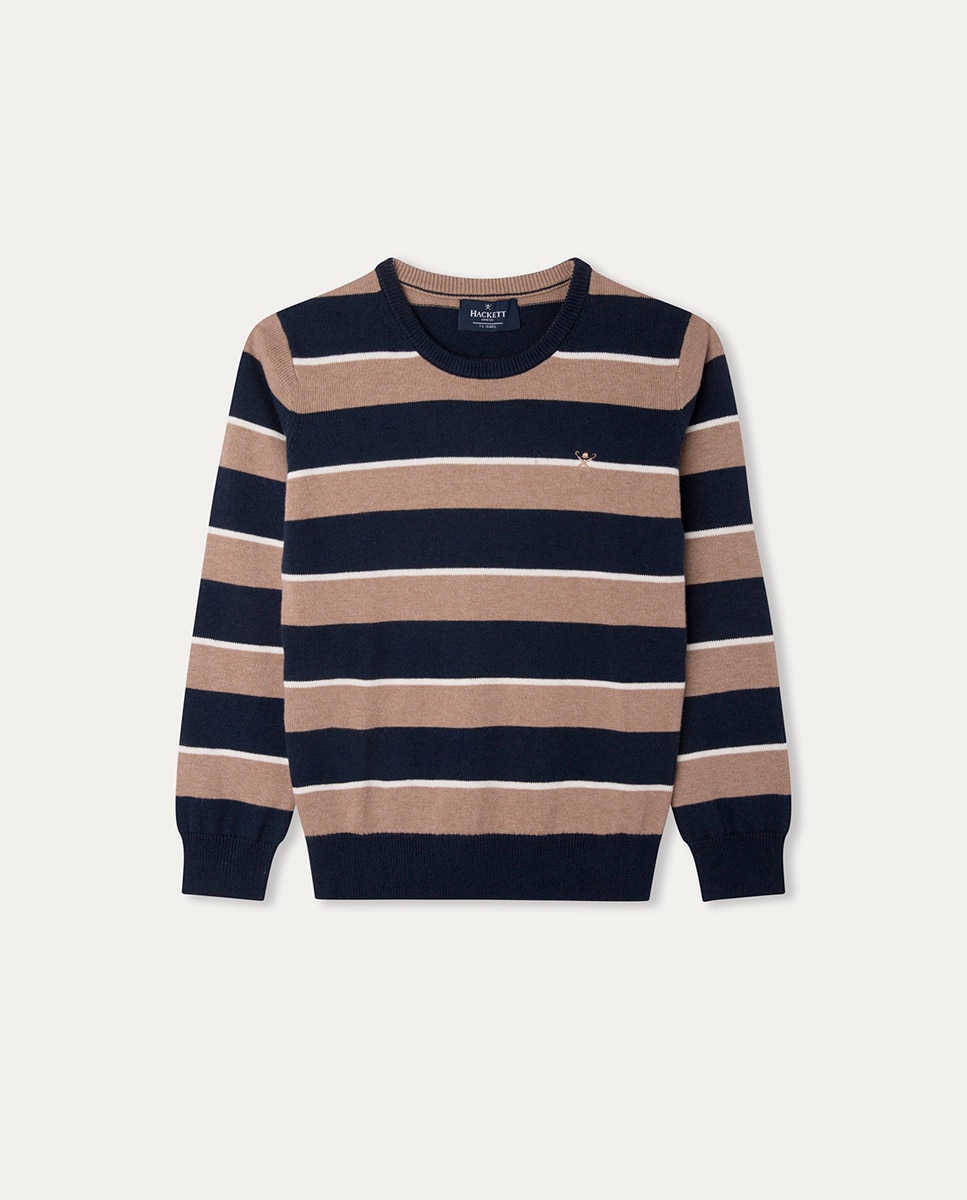 Jersey de punto de niño en rayas — oferta en Primeriti