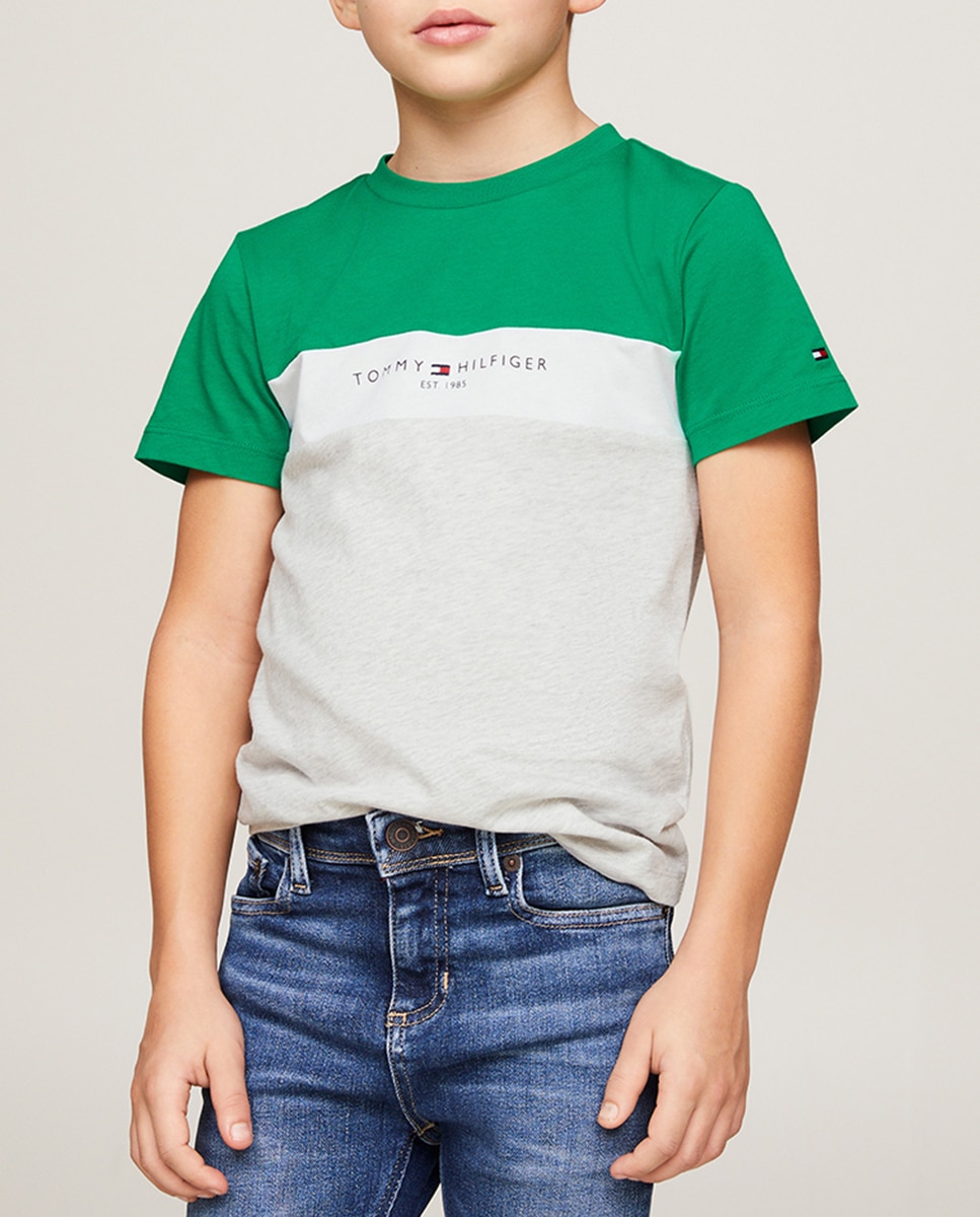 Imagen 0 de Camiseta de niño manga corta y cuello redondo