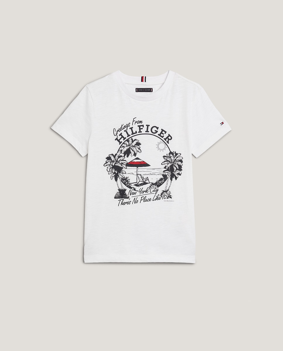Imagen 0 de Camiseta de bebé niño manga corta y cuello redondo