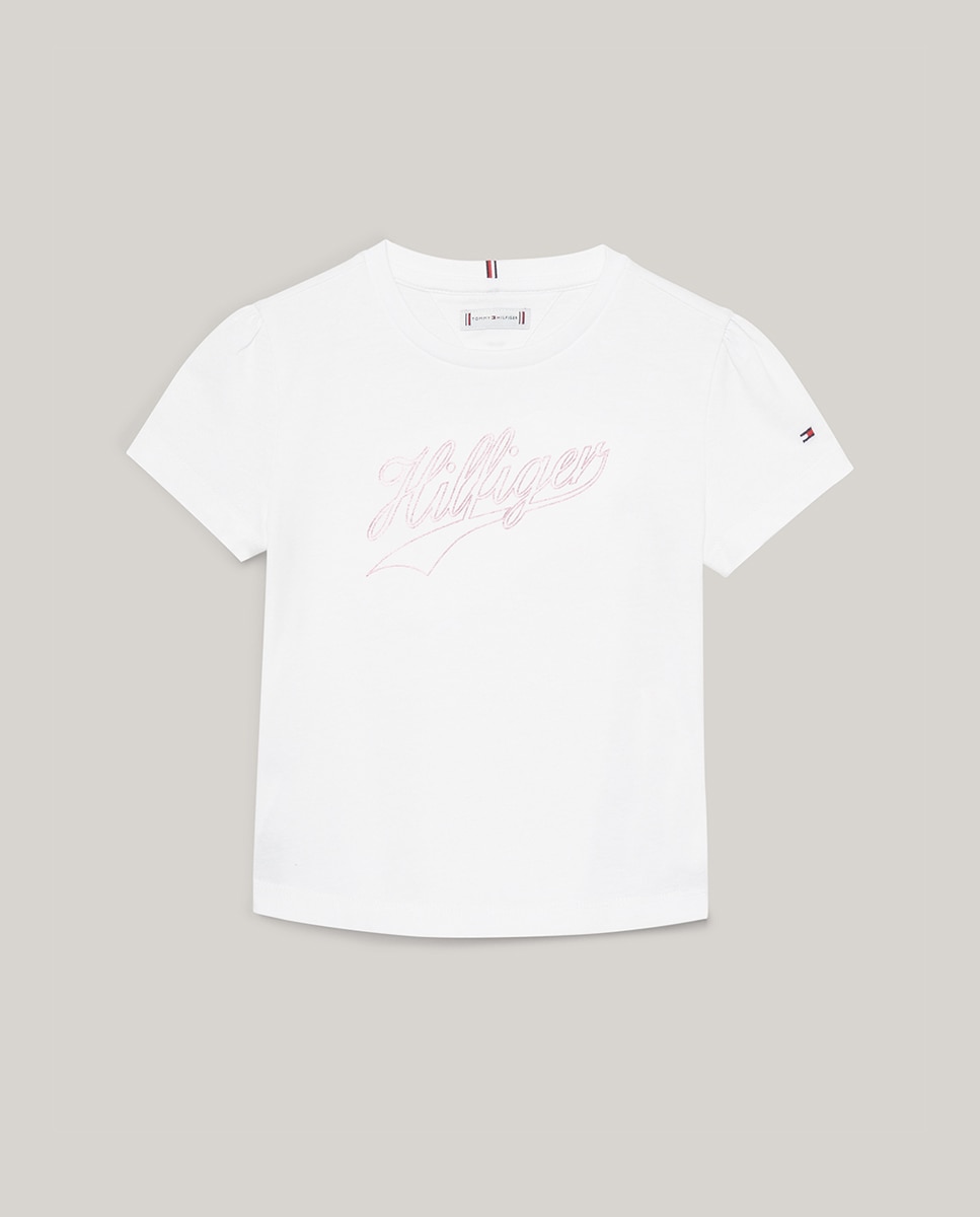 Imagen 0 de Camiseta de bebé niña manga corta y cuello redondo