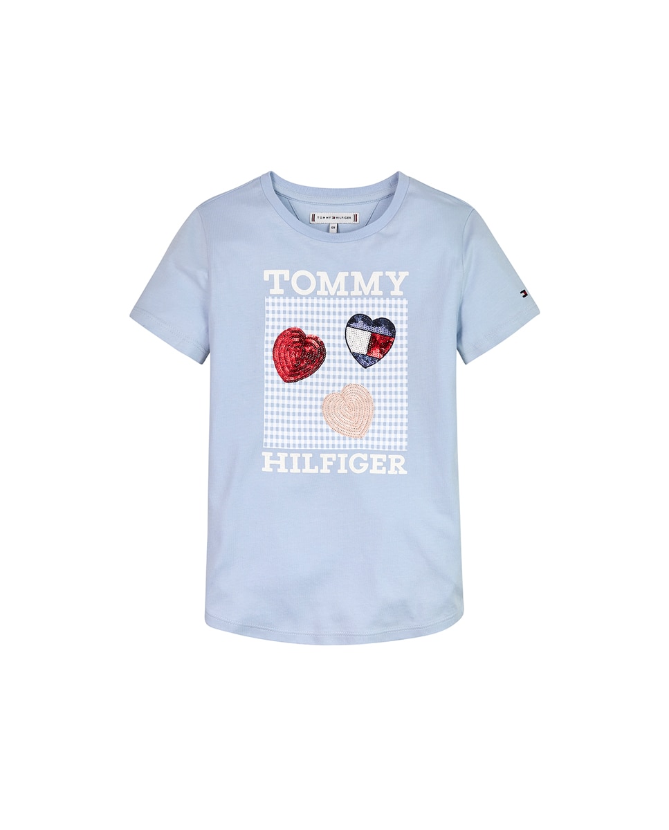 Imagen 0 de Camiseta de bebé niña manga corta y cuello redondo