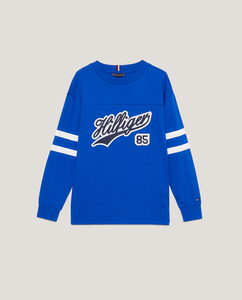 Imagen 0 de Camiseta de bebé niño manga larga y cuello redondo
