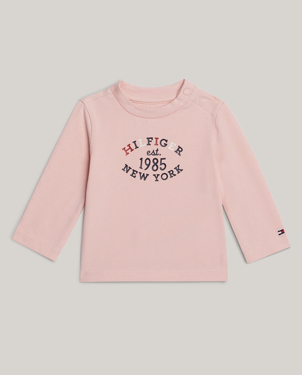 Imagen 0 de Camiseta de bebé niña de manga larga con estampado