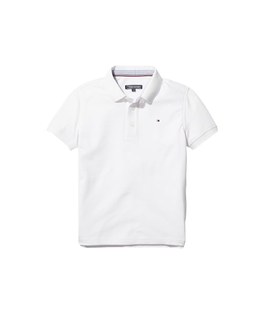 Imagen 0 de Polo básico de bebé niño Tommy Hilfiger en blanco