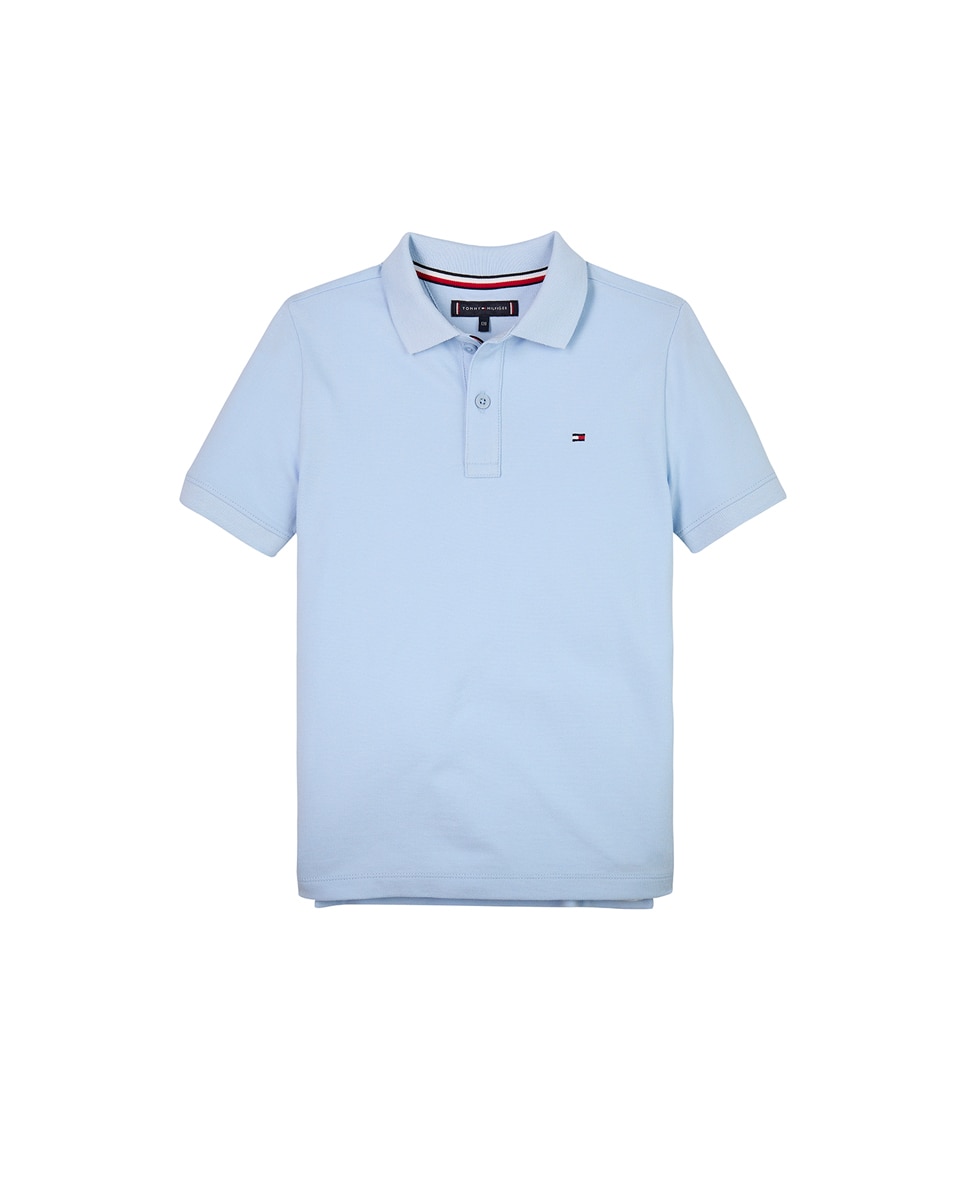 Imagen 0 de Polo de bebé niño de manga corta liso con logo en el pecho