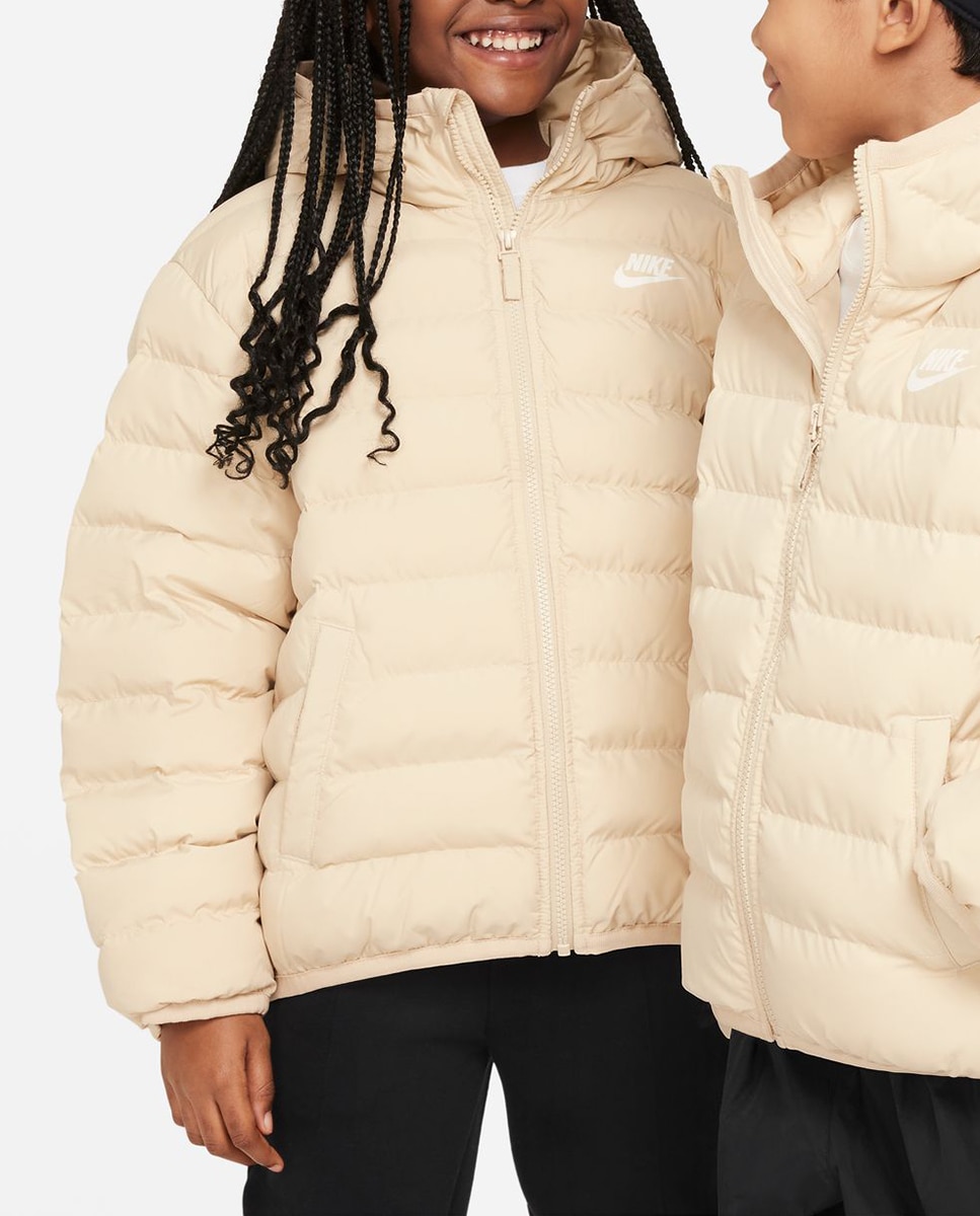 Imagen 0 de Chaqueta con capucha y relleno sintético ligero infantil