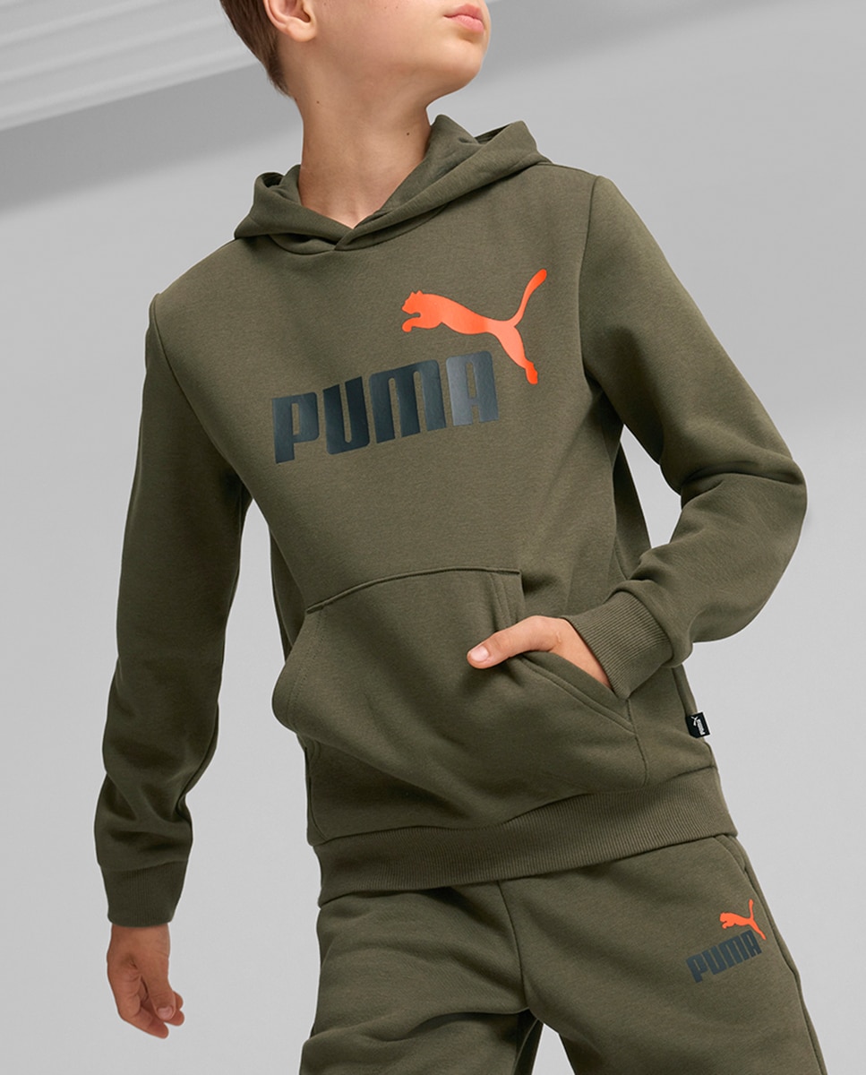 Imagen 0 de Sudadera de niños Ess+ 2 Col Big Logo Hoodie FL B Puma
