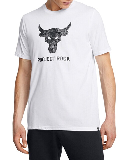 Imagen 0 de Camiseta casual de hombre Ua Pjt Rck Payoff Graphc Ss-Wht Under Armour