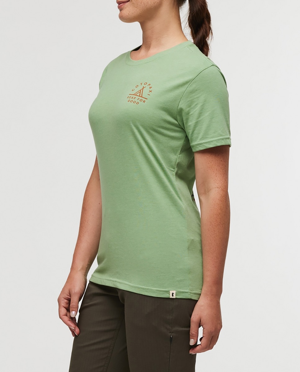Imagen 0 de Camiseta de mujer llama map organic