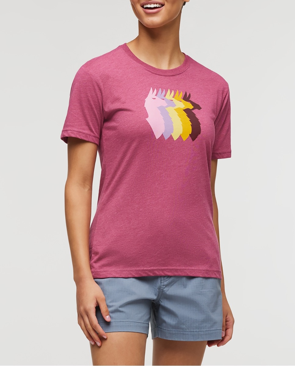 Imagen 0 de Camiseta de mujer llama sequence organic