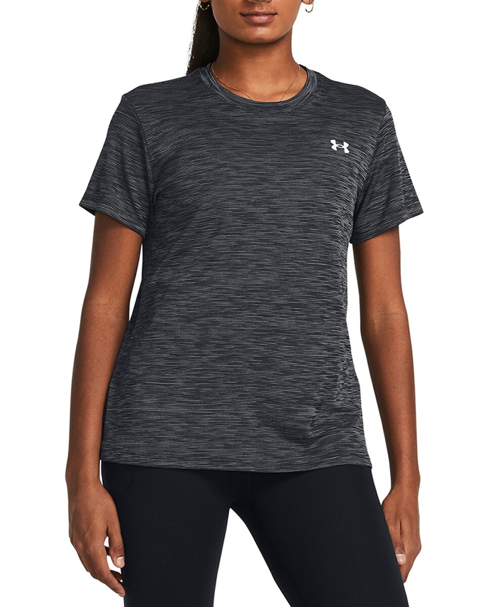 Imagen 0 de Camiseta de mujer Tech Textured Ssc-Blk Under Armour