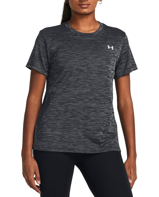Imagen 0 de Camiseta de mujer Tech Textured Ssc-Blk Under Armour