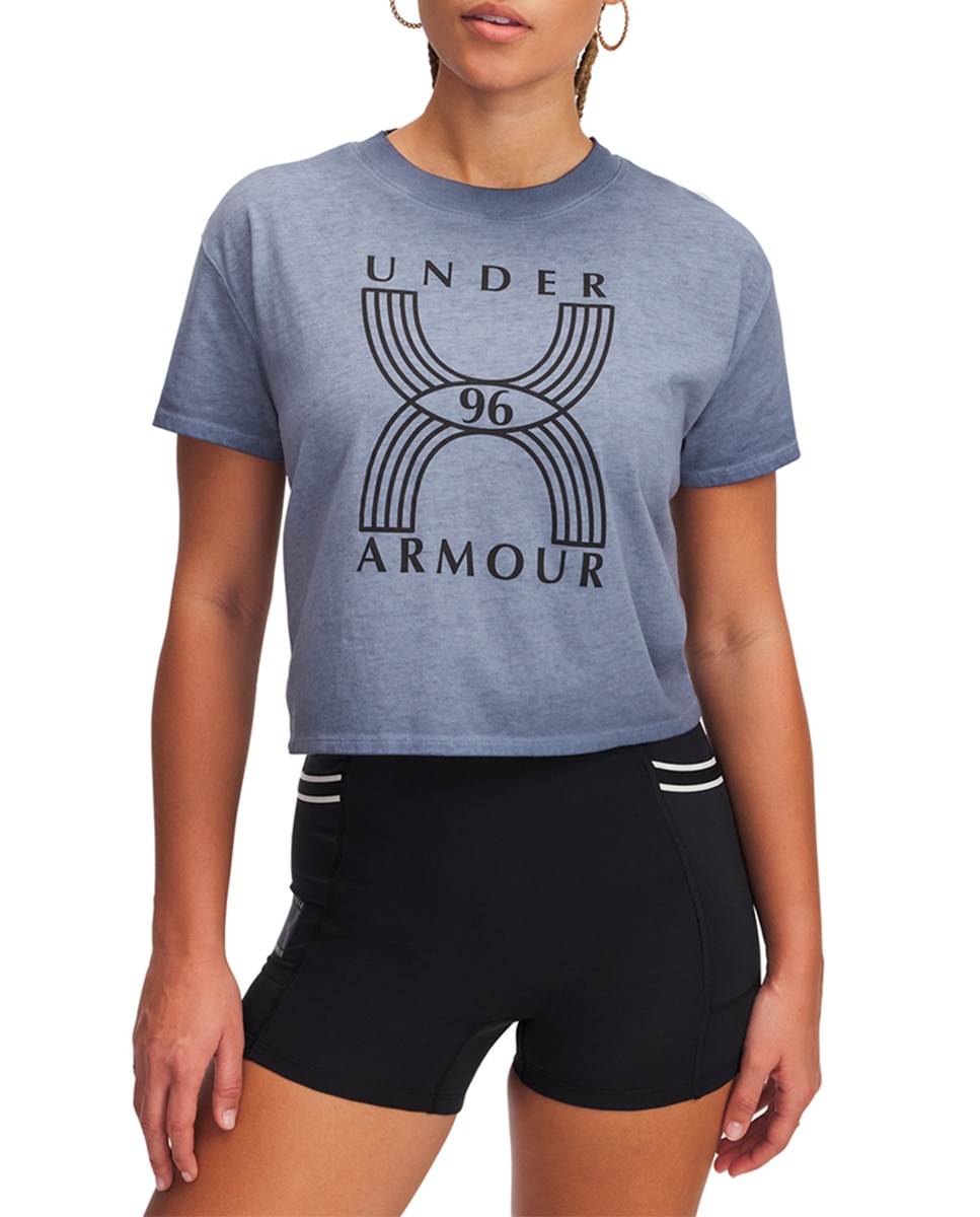 Imagen 0 de Camiseta de mujer UA Run 96 Graphic SS Under Armour