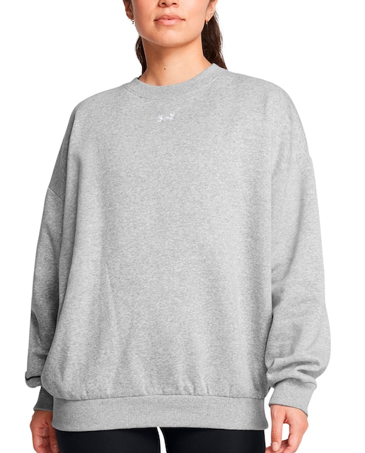 Imagen 0 de Sudadera casual de mujer Rival Fleece Os Crew-Gry Under Armour