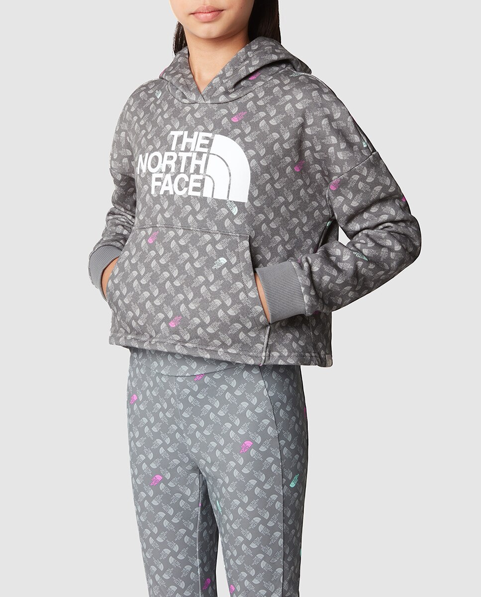 Imagen 0 de Sudadera estampada y ligera con capucha Drew Peak para niña