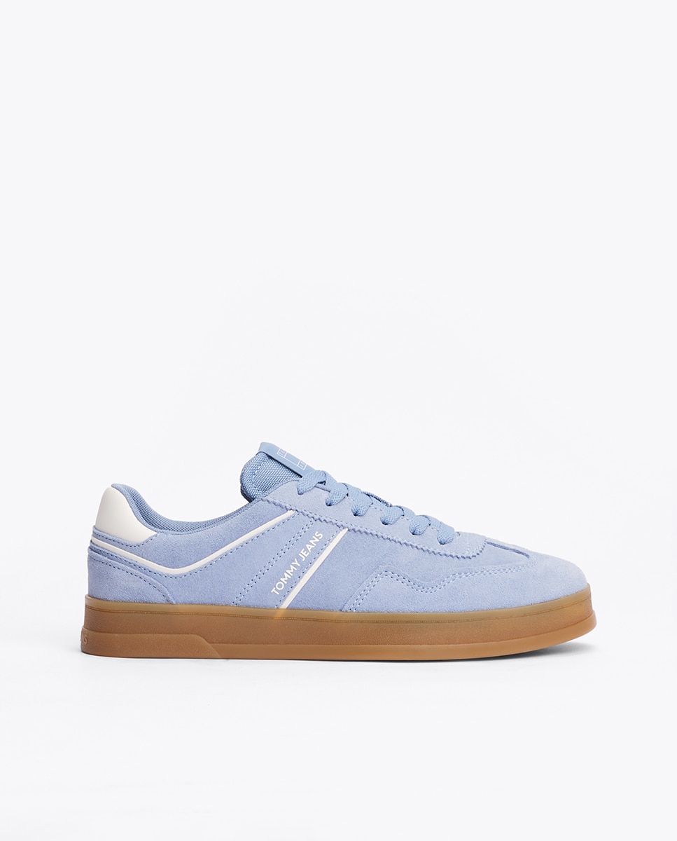 Imagen 0 de Zapatillas de mujer en ante con plataforma