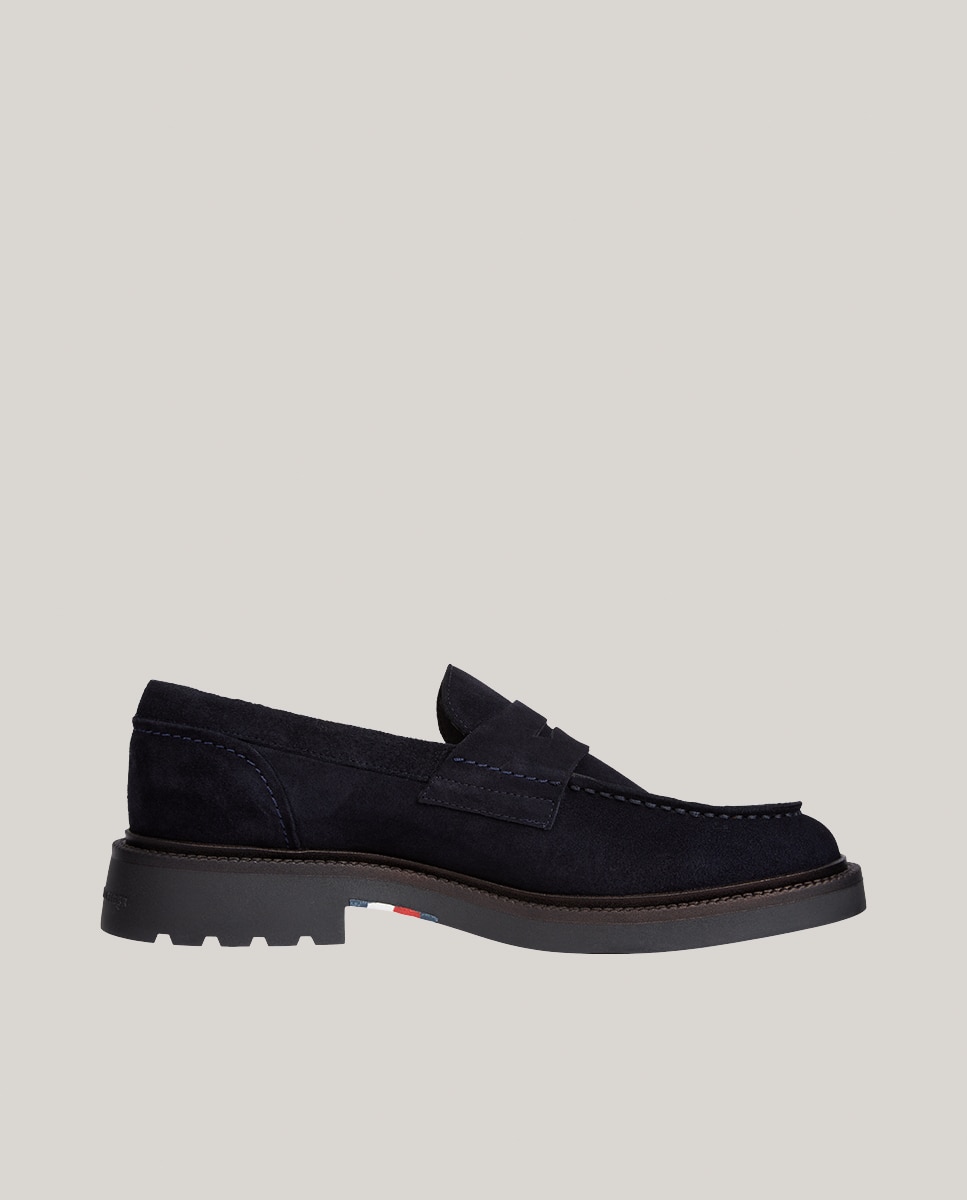 Imagen 0 de Mocasines de ante con diseño ligero de Tommy Hilfiger