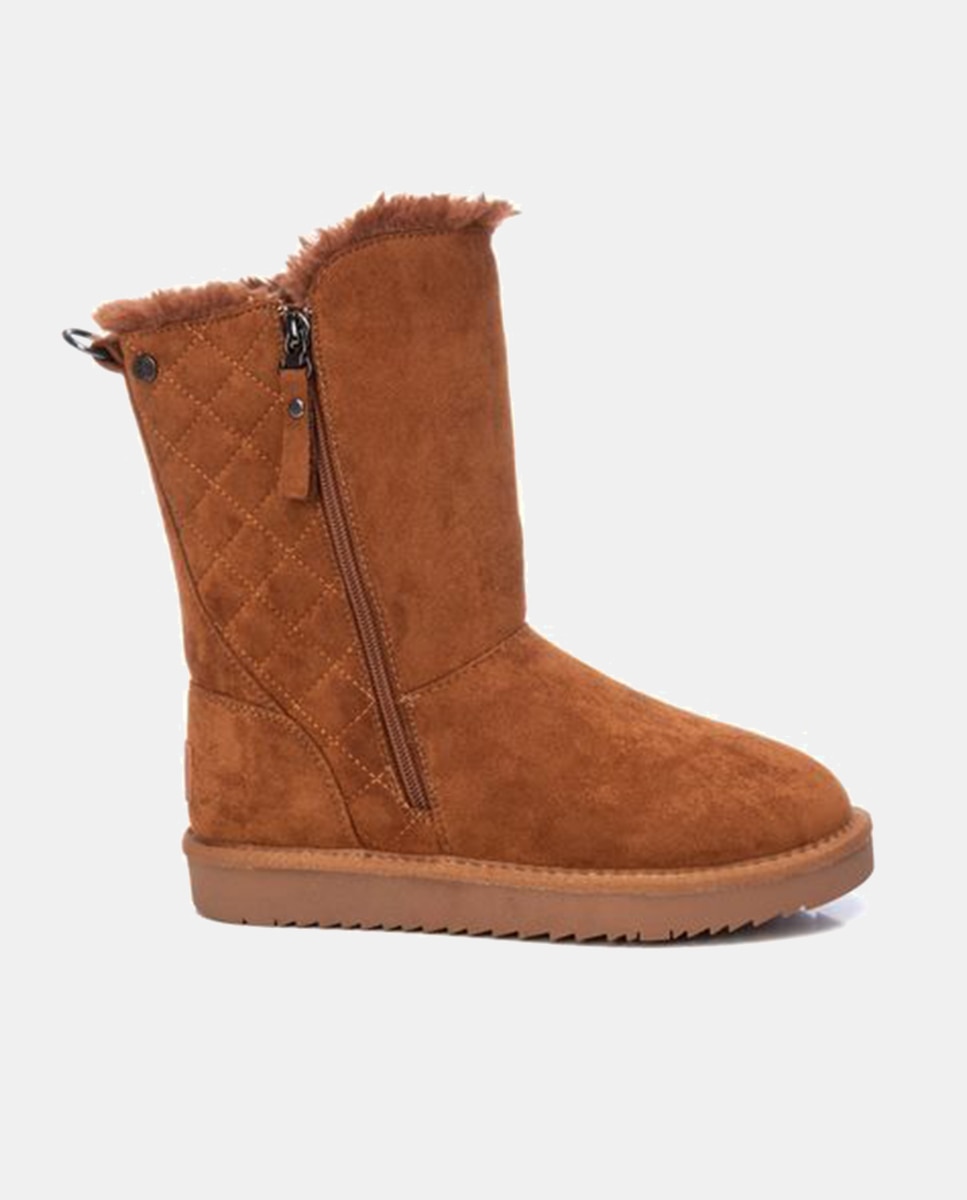 Imagen 0 de Botín mujer antelina camel
