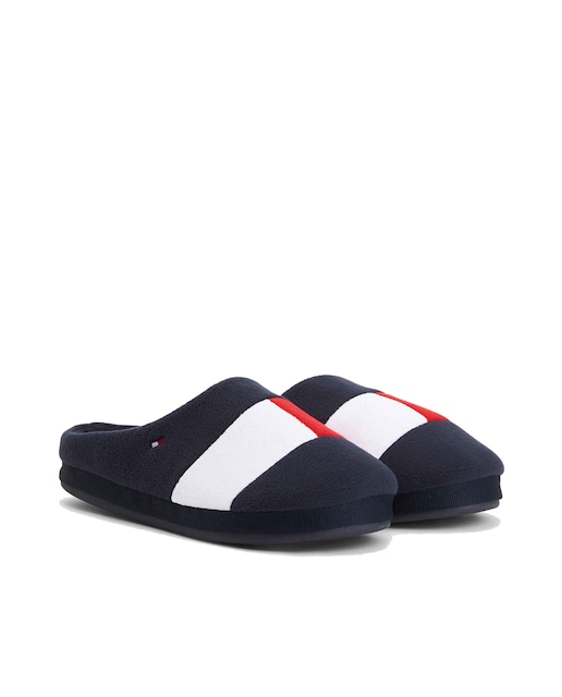Imagen 0 de Zapatillas de casa de hombre Tommy Hilfiger en azul con detalle bandera corporativa