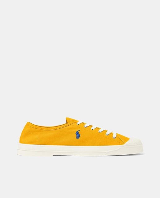 Imagen 0 de Zapatillas Essence de hombre tipo casco bajas de lona con logotipo y suela de goma