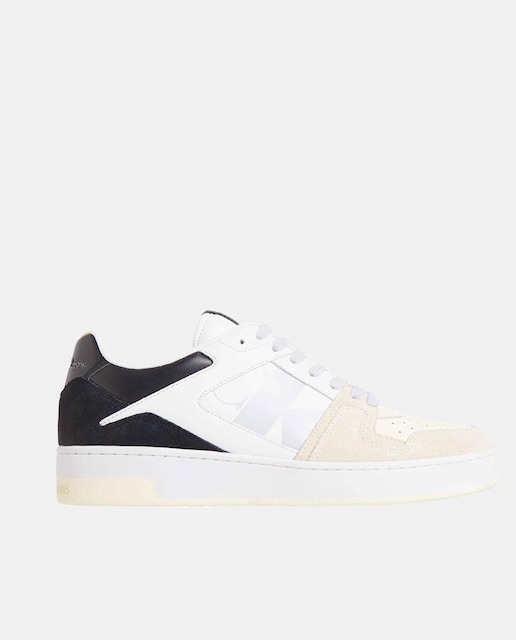 Imagen 0 de Zapatillas de hombre tipo basket bajas en ante con logotipo