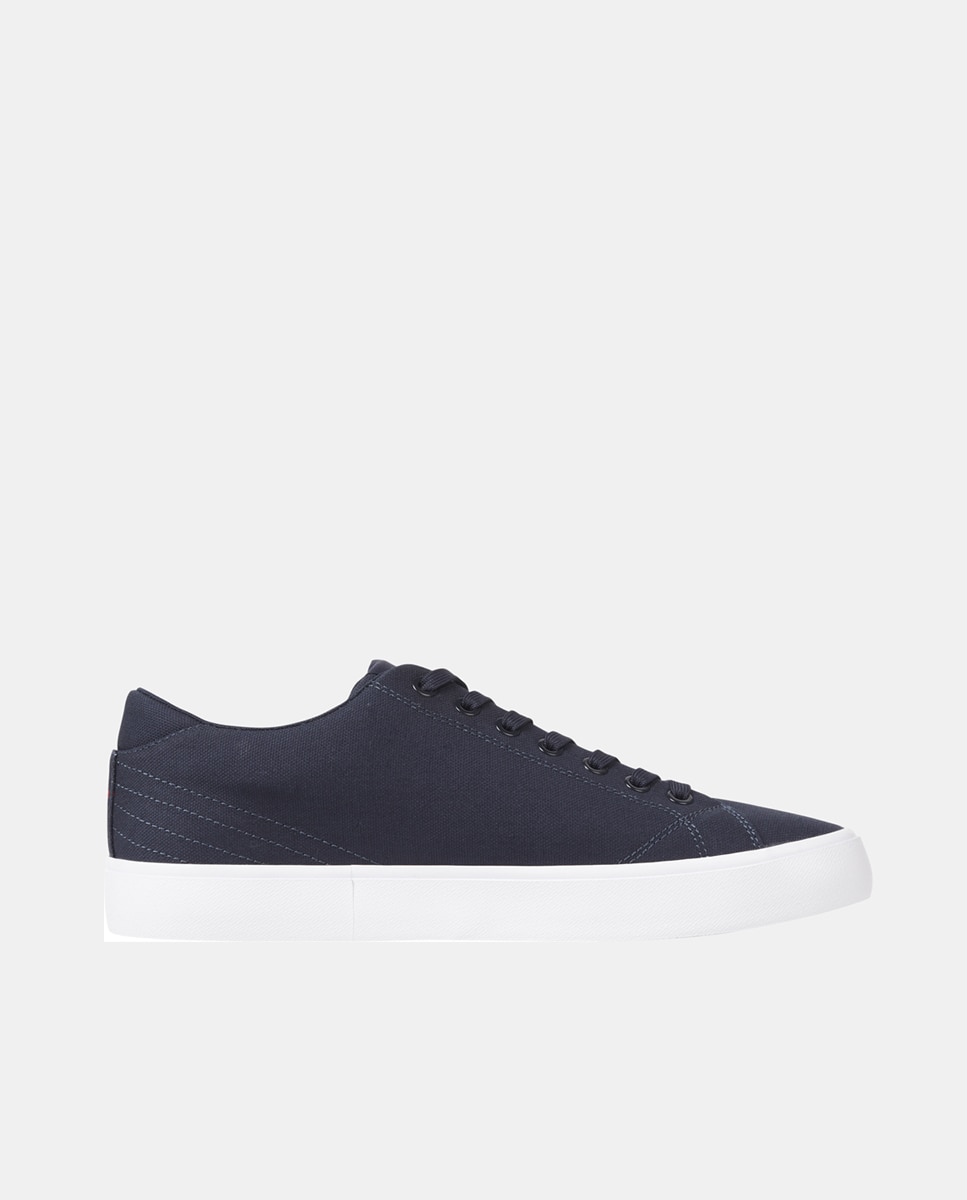 Imagen 0 de Zapatillas de hombre tipo casco bajas en lona con logotipo