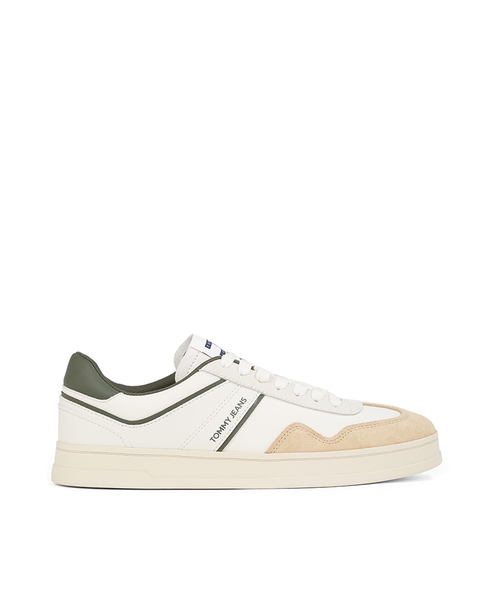 Imagen 0 de Zapatillas de hombre de piel con logo