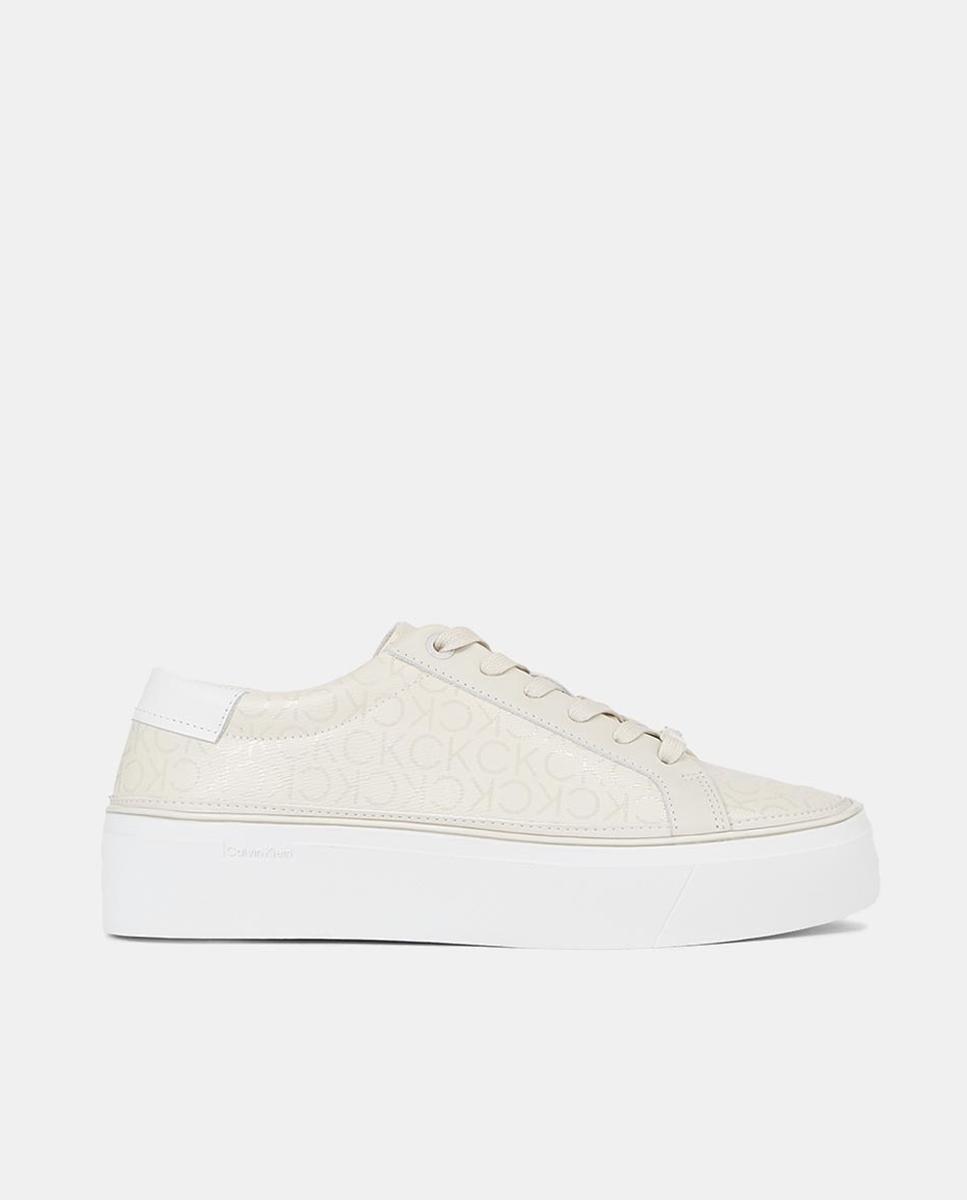 Imagen 0 de Zapatillas de mujer en combinación de materiales con plataforma