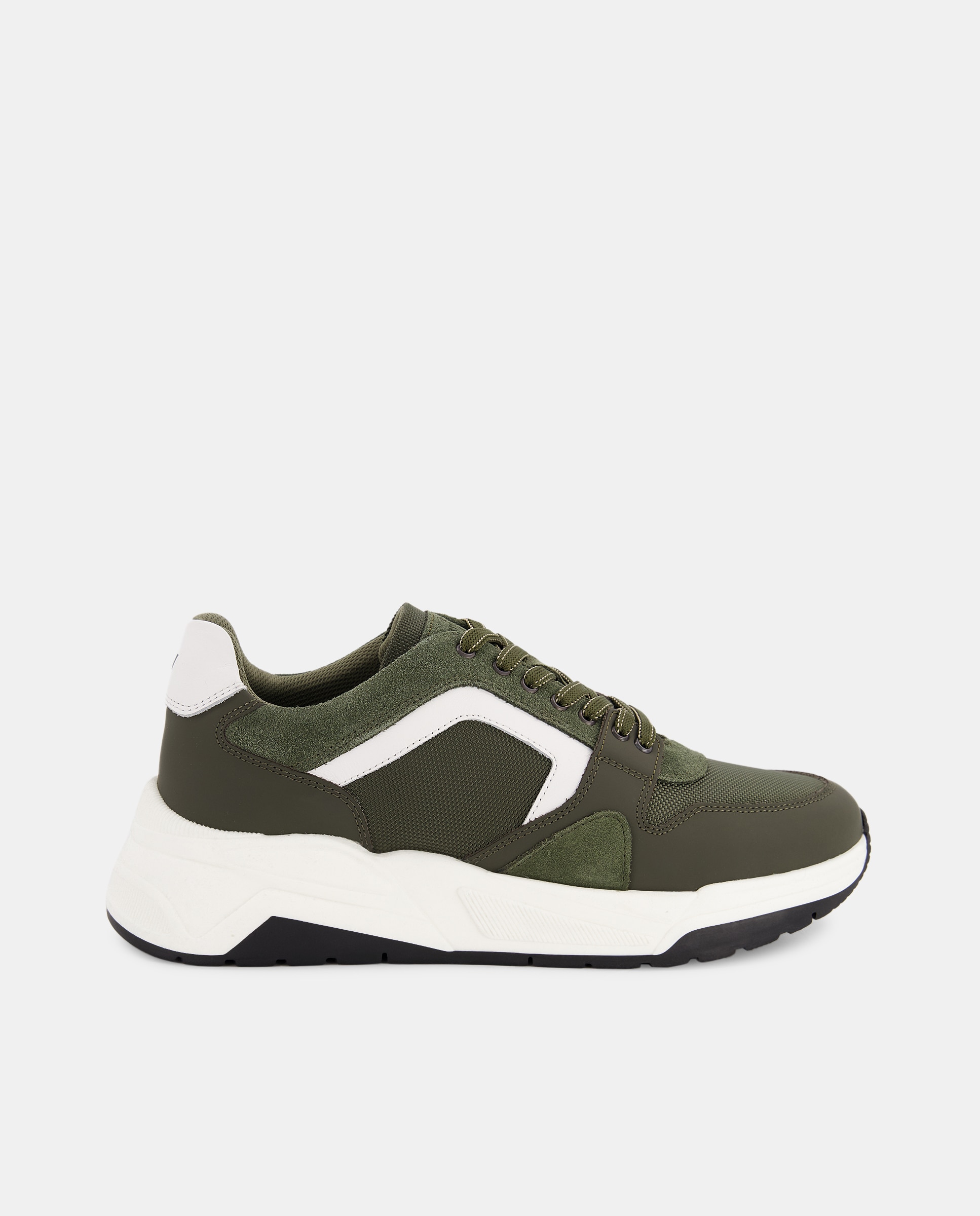 Imagen 0 de Zapatilla deportiva de hombre color caqui