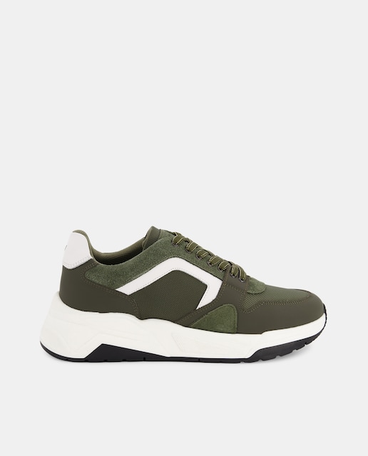 Imagen 0 de Zapatilla deportiva de hombre color caqui