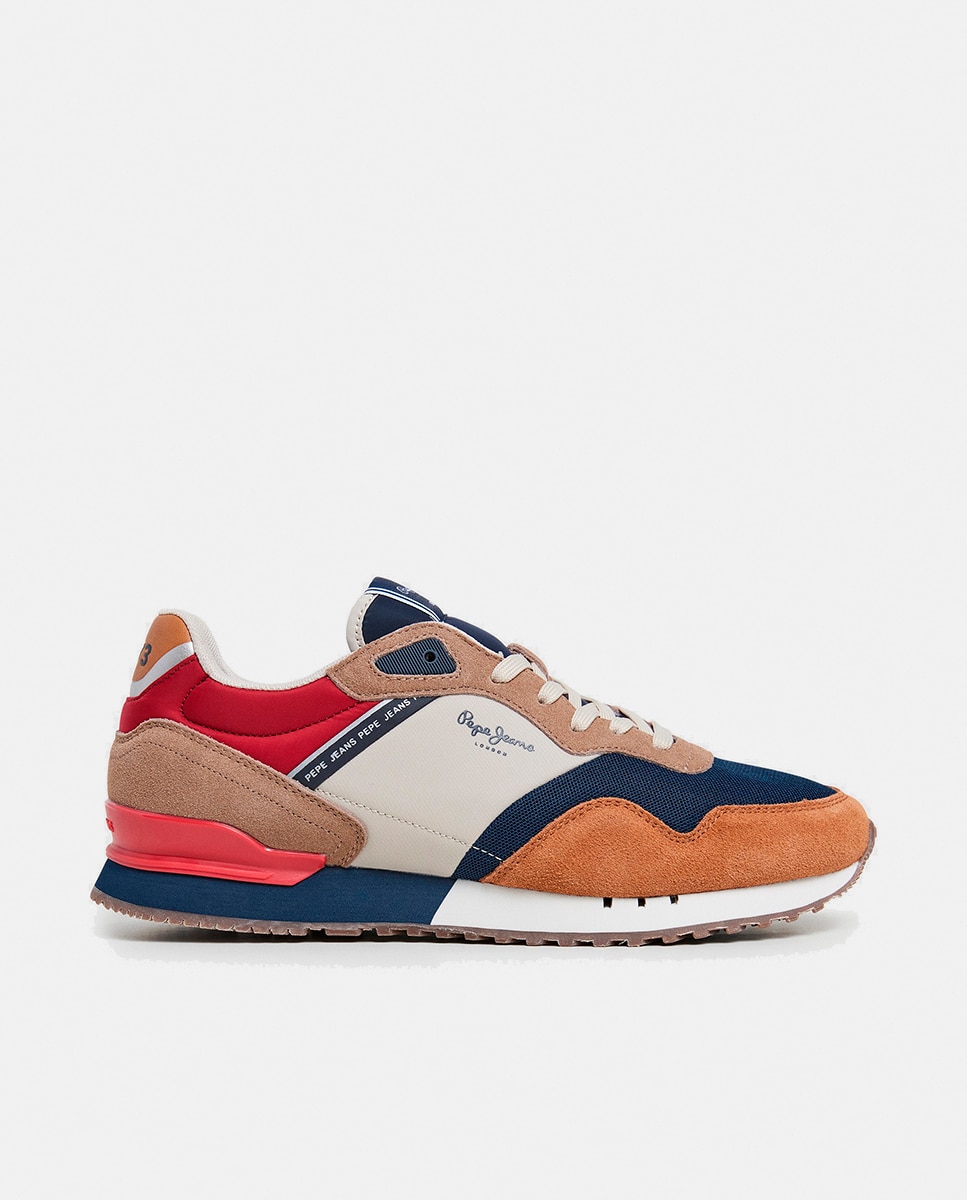 Imagen 0 de Zapatillas running de hombre London con contrastes de colores
